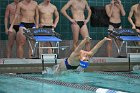 Swim vs Bentley  Wheaton College Swimming & Diving vs Bentley University. - Photo by Keith Nordstrom : Wheaton, Swimming & Diving